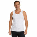 Men's 100% Cotton Slim-Fit Tank Top – White, XL – image 1