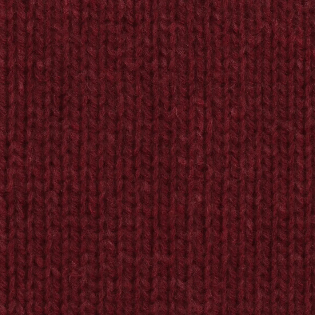 Men's Shetland Wool Crew-Neck Sweater – Burgundy, S – image 4 of 4