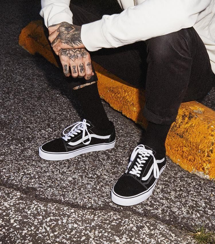 Vans Authentic Old Skool Shoes Sneakers Skateboard Casual  - Black — product image 6