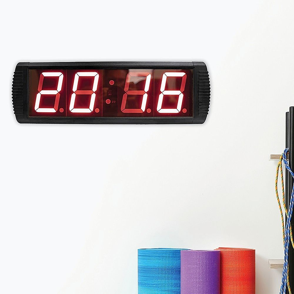 Digital LED Gym Interval Training Timer with Programmable Rounds — product image 2 of 9