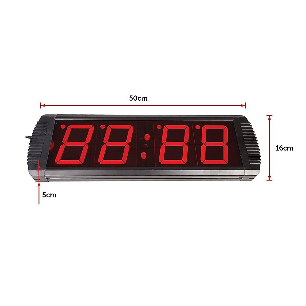 Digital LED Gym Interval Training Timer with Programmable Rounds — product image 9 of 9