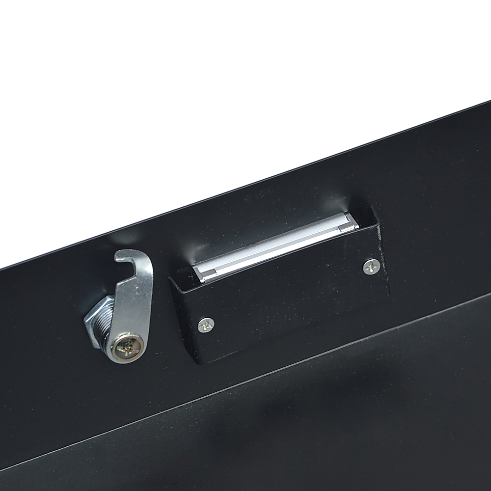 19" Rack Mount 2U Steel Plate DJ Drawer Equipment Cabinet Locking Lockable – product photo 7