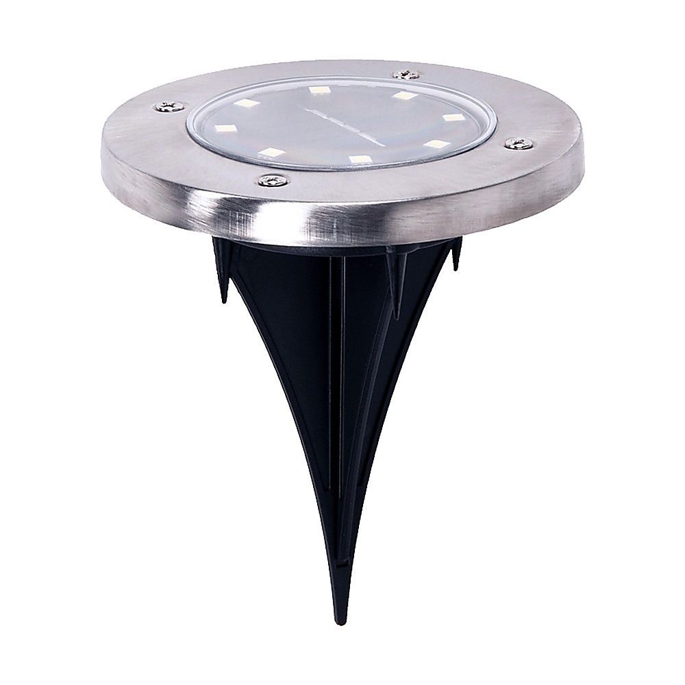 12-Pack Recessed Solar LED Outdoor Ground & Path Lights — product image 2 of 12