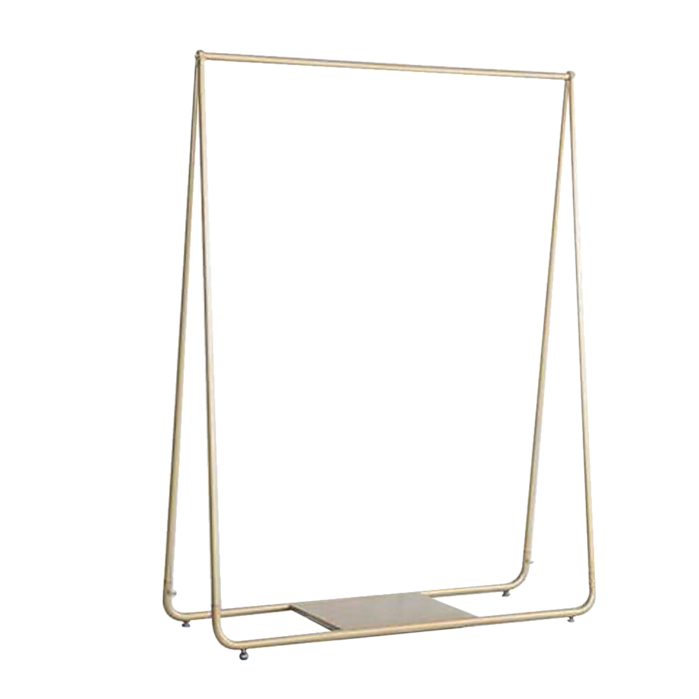 Gold Clothing Retail Shop Commercial Garment Display Rack — product photo 5