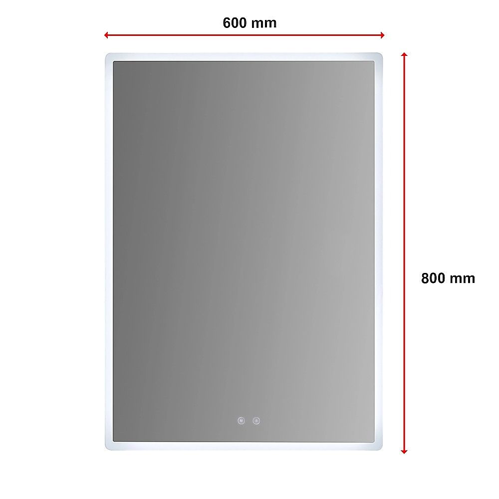 Della Francesca LED Anti-Fog Bathroom Vanity Mirror – 80 × 60 cm — product image 12 of 12