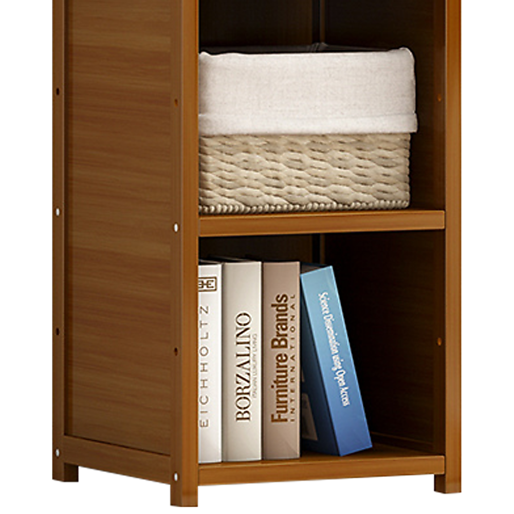 Bamboo 4-Shelf Bookcase with Adjustable Display & Storage Shelves — product image 4 of 8