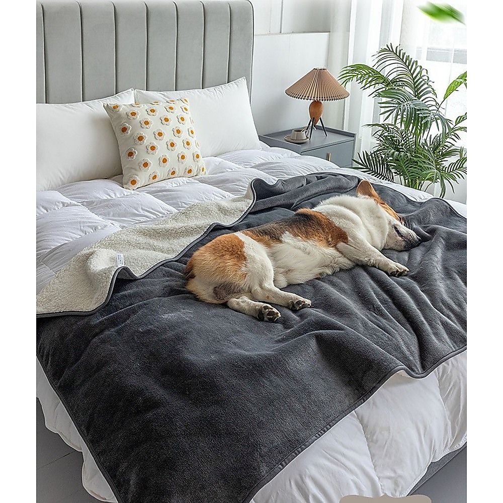 Premium Waterproof Reversible Pet Dog Blanket Bed Protects Couch Bed from Spills — product image 2 of 7