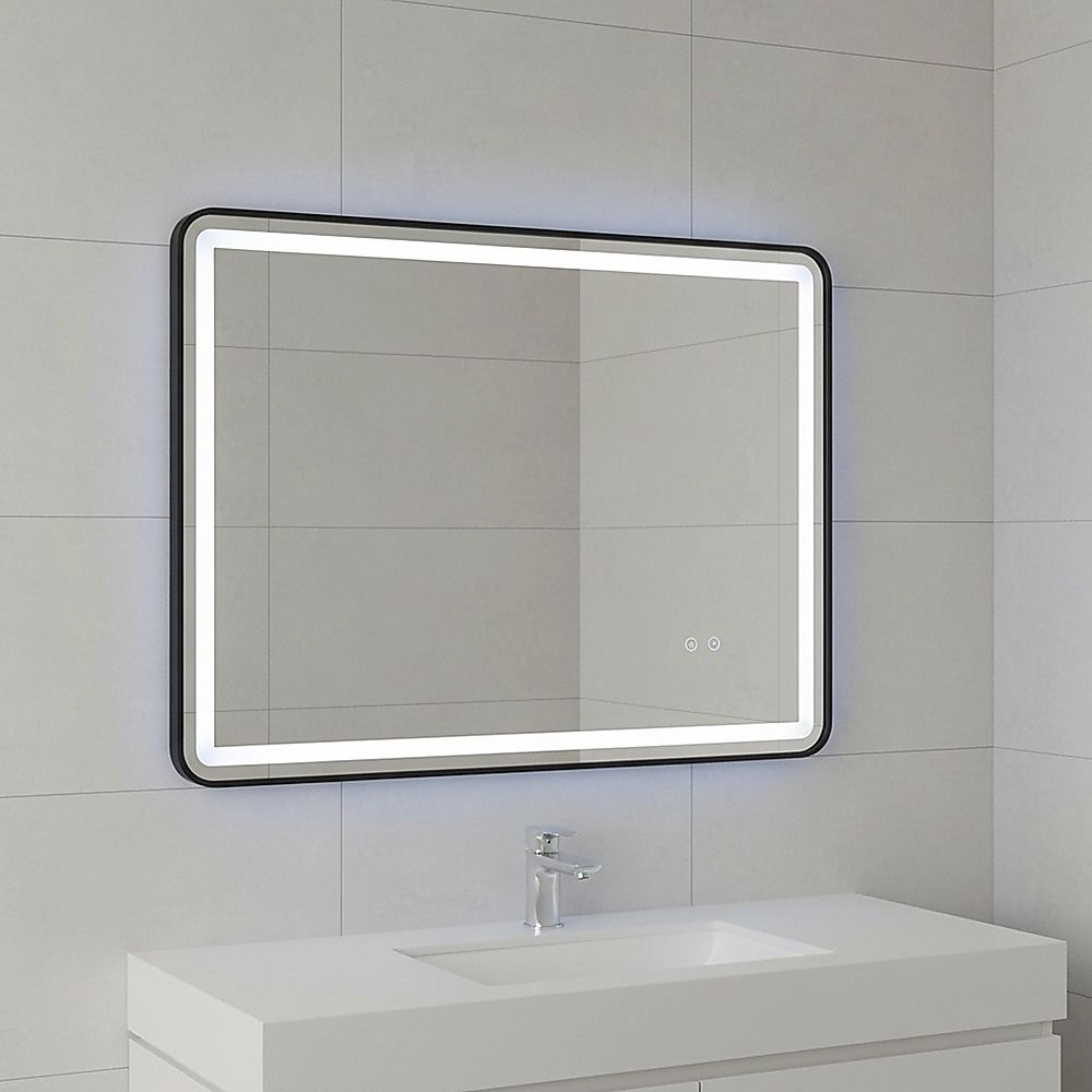 Rectangular Anti-Fog LED Bathroom Mirror – 90 × 70 cm — product image 1 of 12