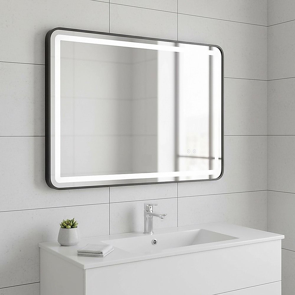 Rectangular Anti-Fog LED Bathroom Mirror – 90 × 70 cm — product image 7 of 12