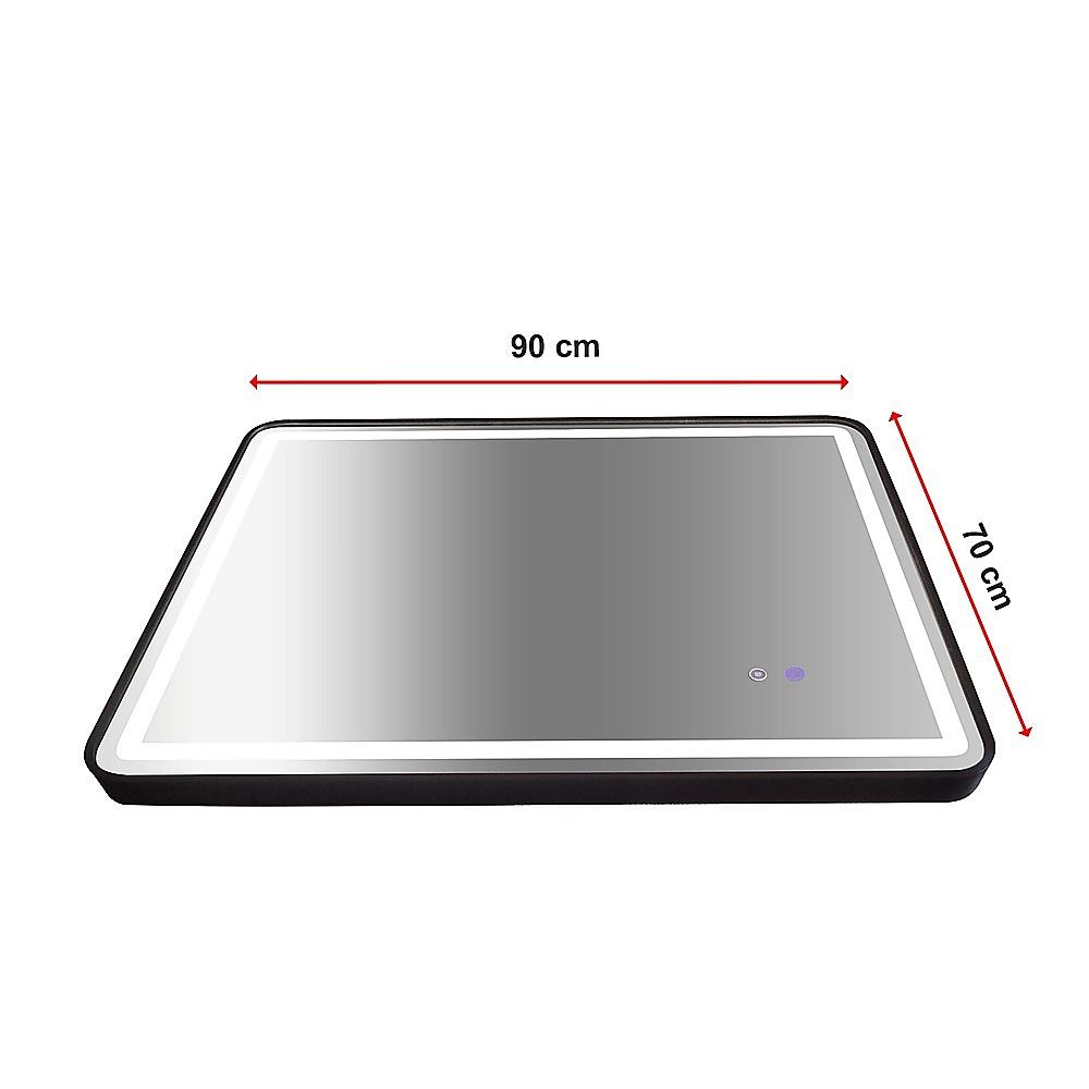 Rectangular Anti-Fog LED Bathroom Mirror – 90 × 70 cm — product image 12 of 12