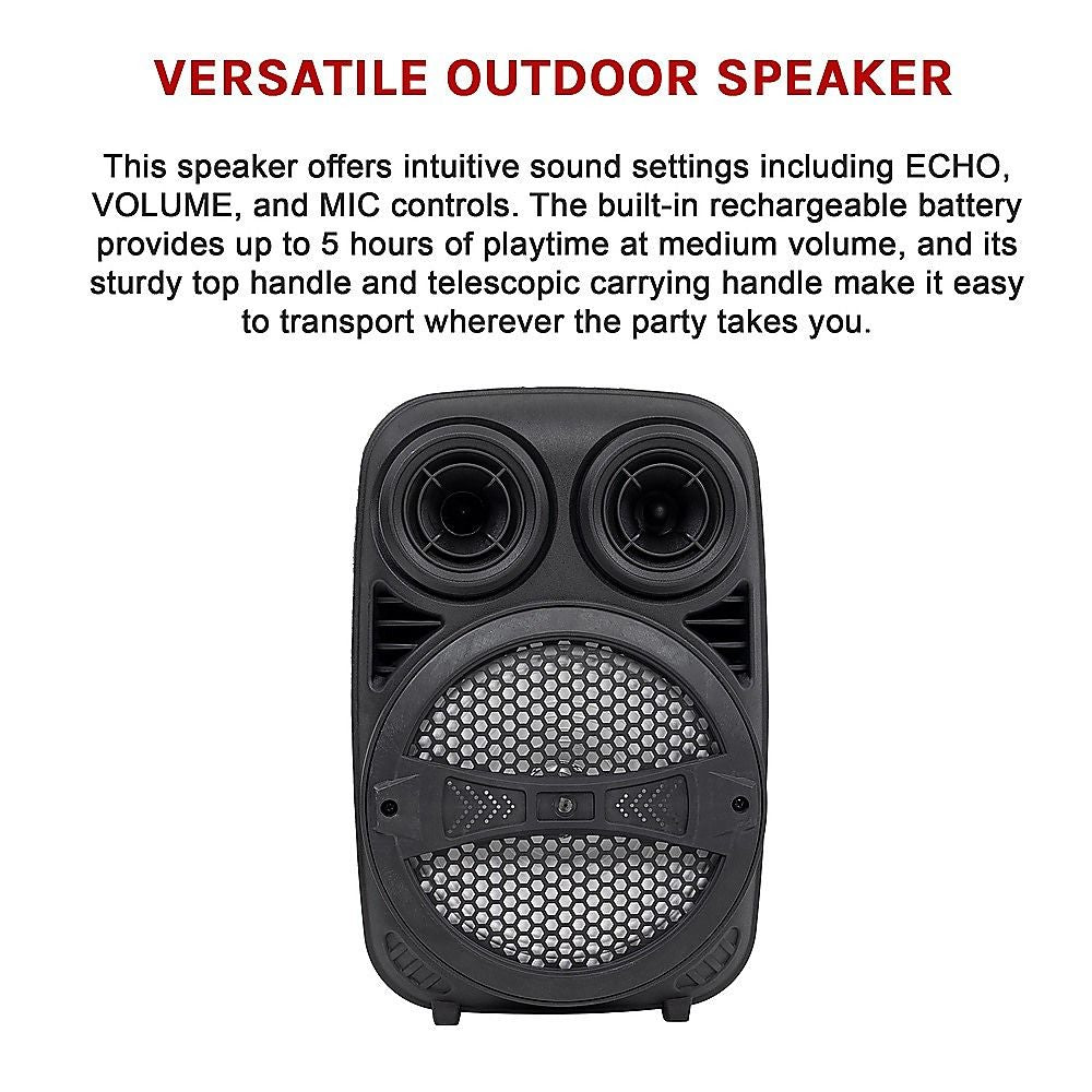 8" Portable Bluetooth Speaker Subwoofer Heavy Bass Sound System — product image 7