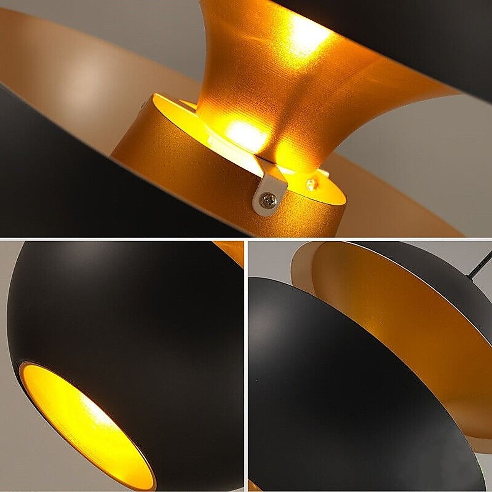 Modern Black & Gold Pendant Ceiling Light – 25 cm — product image 4 of 5