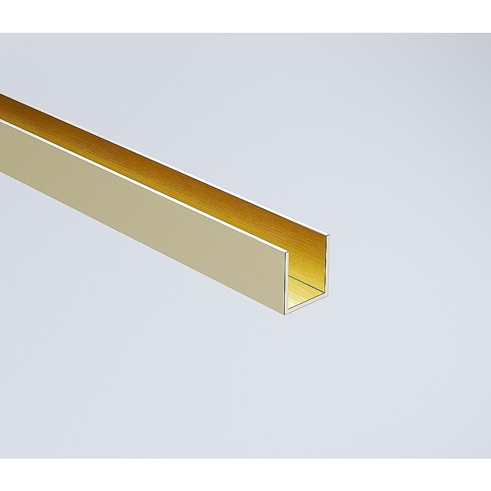 110x90cm Corner Frameless Shower Screen – Gold Wall Channel and Floor Channel with Brass Hinges & Round Knob Handle - image 7