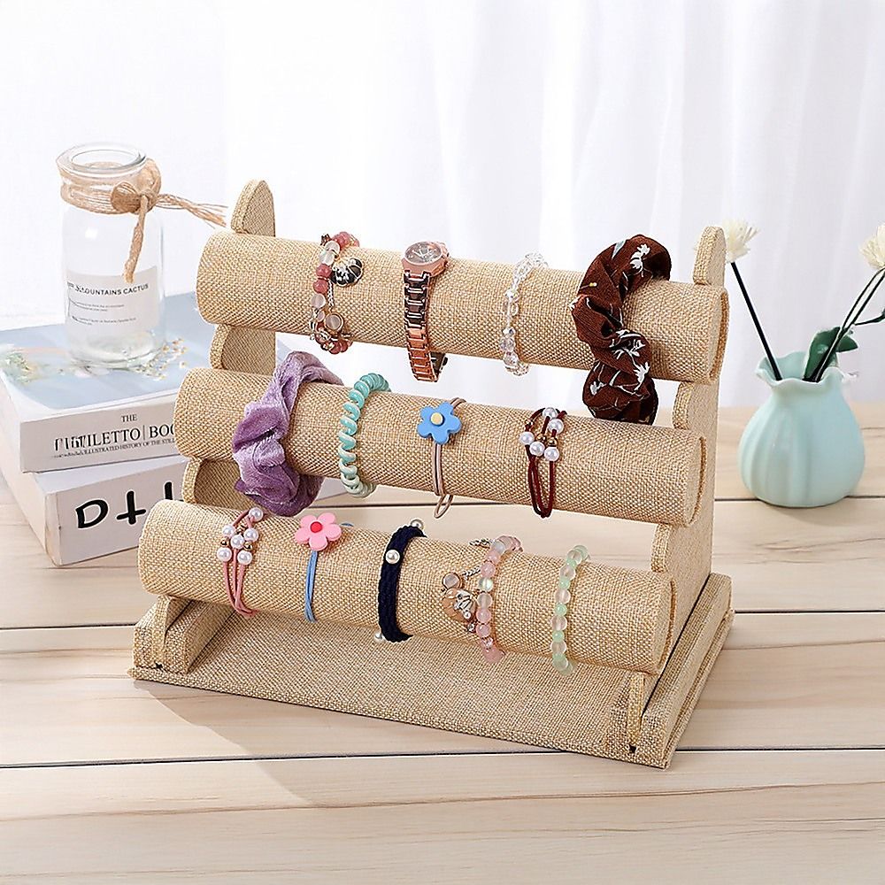 3-Tier Triple Bar Jewellery Display Rack