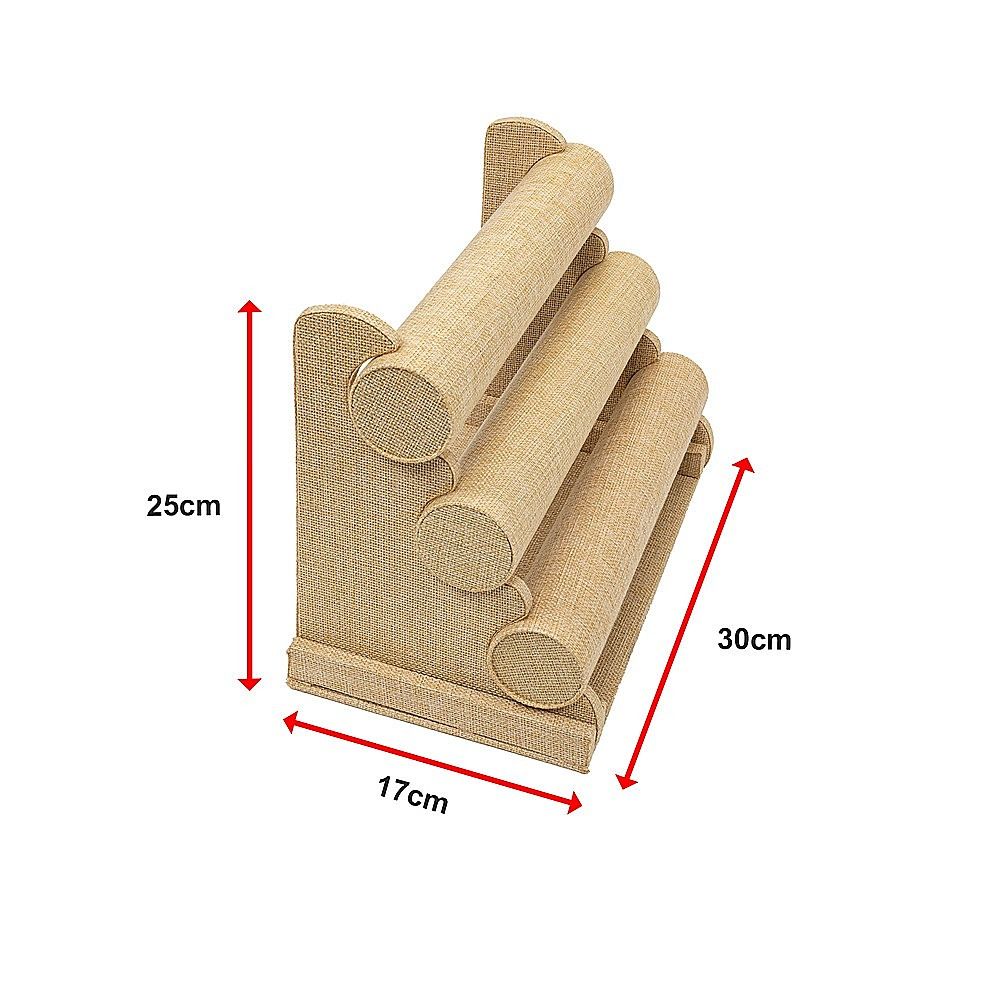 3-Tier Triple Bar Jewellery Display Rack