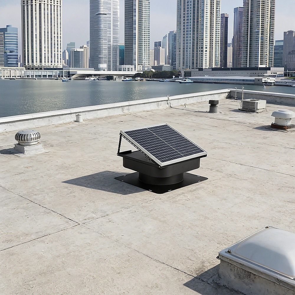 30 W Solar-Powered Roof Ventilation Exhaust Fan