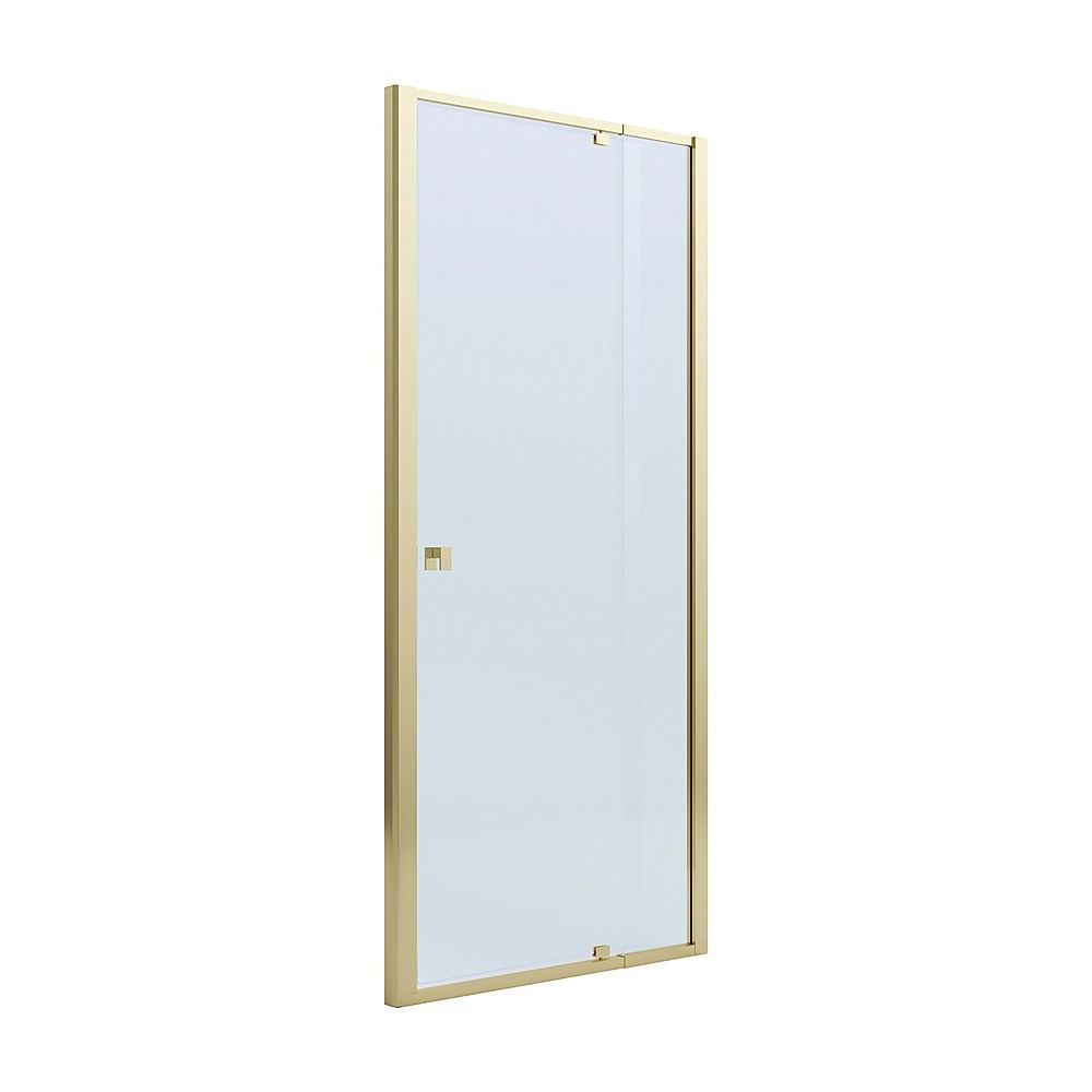 Gold Semi-Frameless Shower Screen – Adjustable 74–82 × 195 cm, Front Panel Only — product image 5 of 11