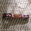 Explore with Paws Pink Leopard Padded Dog Collar - Large, 41–66 cm