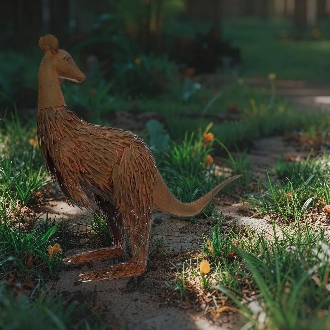 Large Rust Kangaroo Looking Back 58cm — product image 6