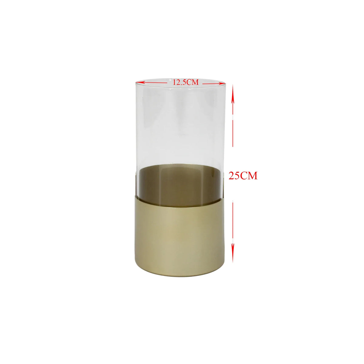 Aura Subtle Pillar Candleholder 13x25cm