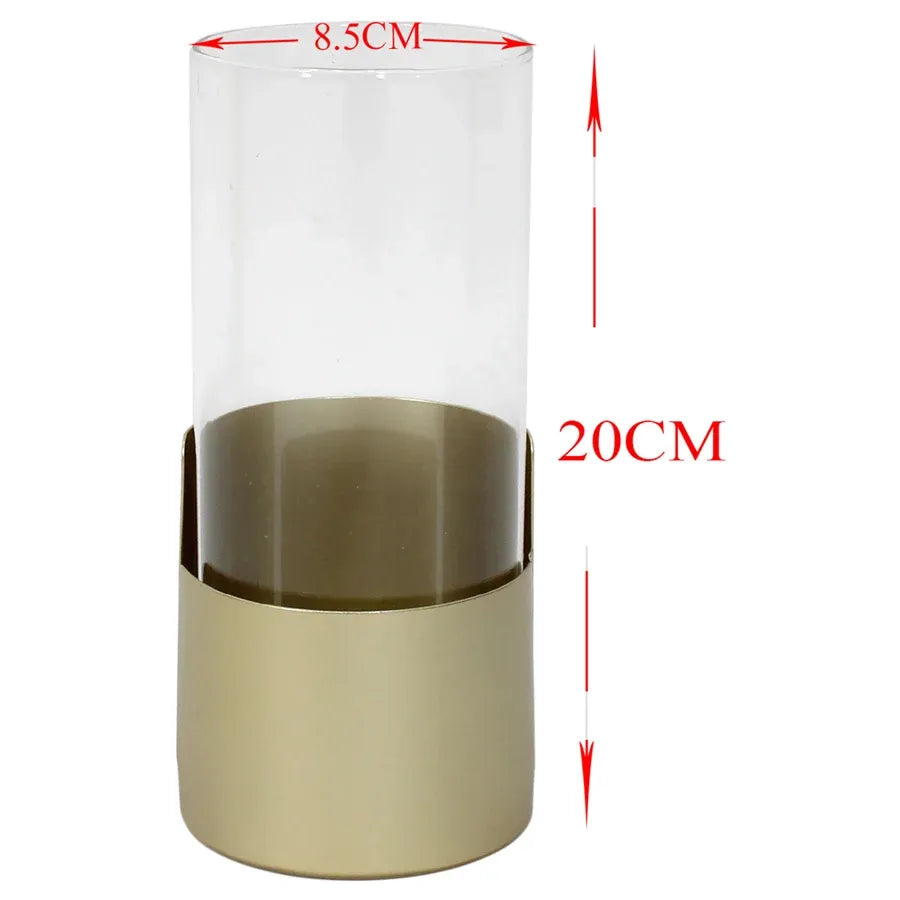 Aura Subtle Pillar Candleholder 9x20cm – supplier product photo 4 of 5