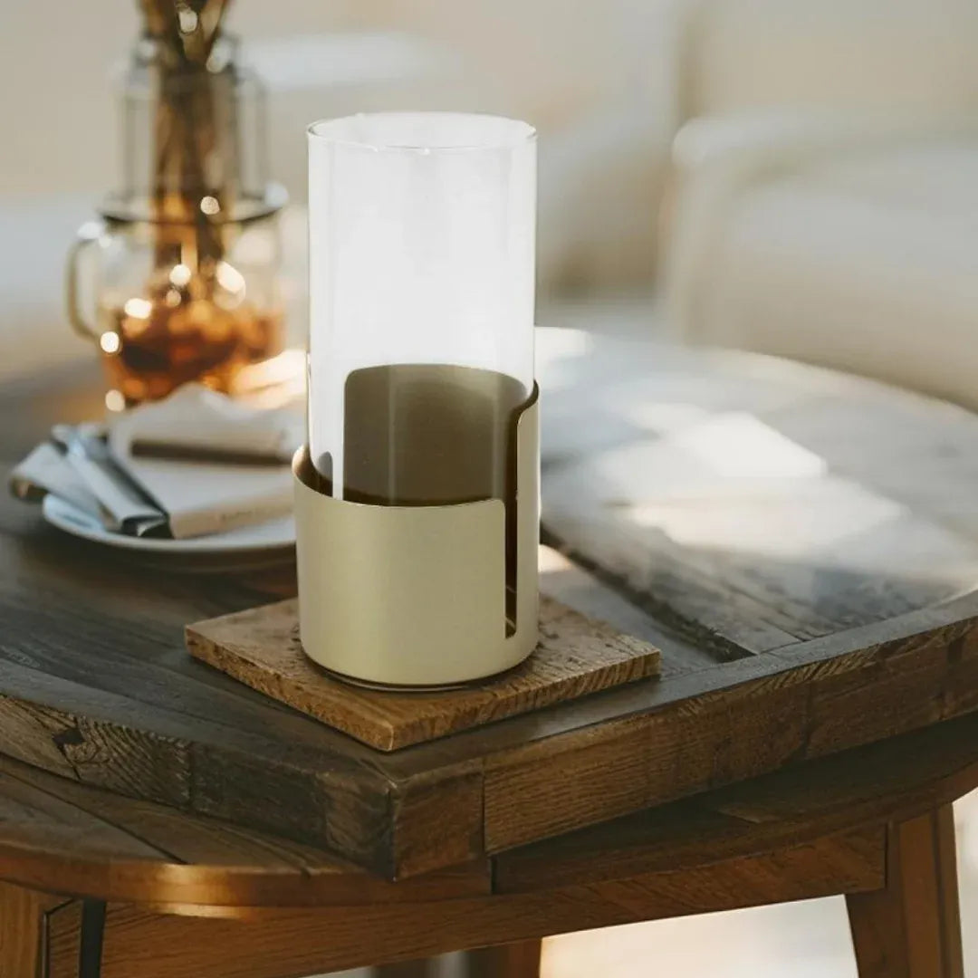 Aura Subtle Pillar Candleholder 9x20cm – supplier product photo 5 of 5