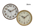 Bulk 12 Plastic Classic Round Wall Clock 2 Asst