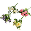 Bulk 24 Artificial Platycodon Flower Bunch 30cm 4 Asst