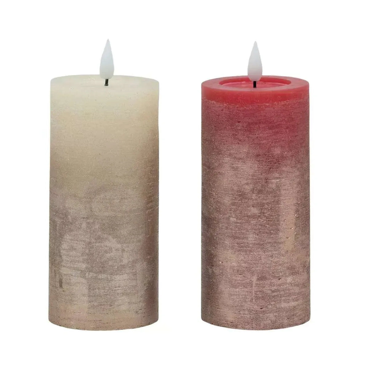 24-Pack Gold Splash Flameless LED Pillar Candles – 15 cm — product image 1 of 1