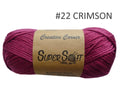 Bulk 12 #22 Crimson Super Soft Knitting Yarn 100% Acrylic
