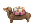 Magnesia Pink Beach Dachshund Planter 52cm — product image 1