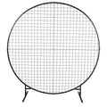 Sturdy Circular Flower Wall / Event Stand 200cm Diameter (Black Frame) — product image 1