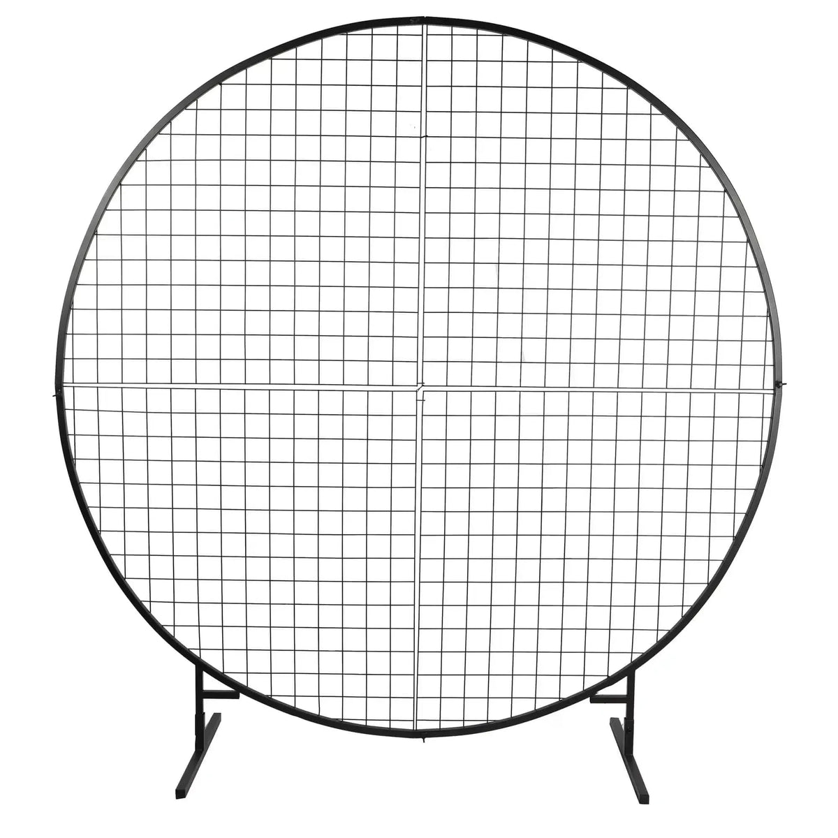 Sturdy Circular Flower Wall / Event Stand 200cm Diameter (Black Frame) — product image 1