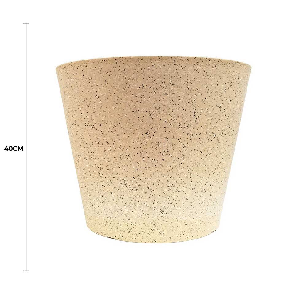 Imitation Stone (White / Cream) Pot 40cm