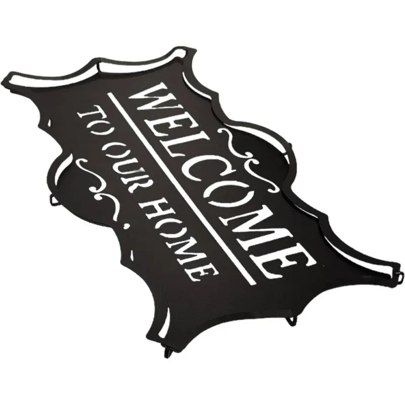 Welcome To Our Home Metal Sign 50cm — product image 5