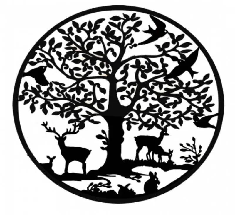 Grazing Deer Wall Art 60cm — product image 1