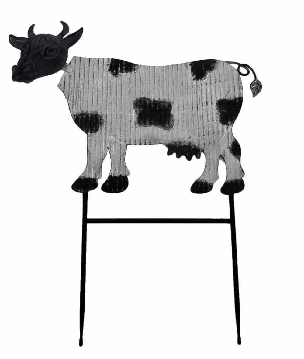 Cow Metal Garden Stake 58cm — product image 1