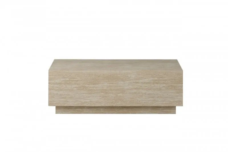 Sonia Coffee Table – Travertine Look, 120 × 80cm