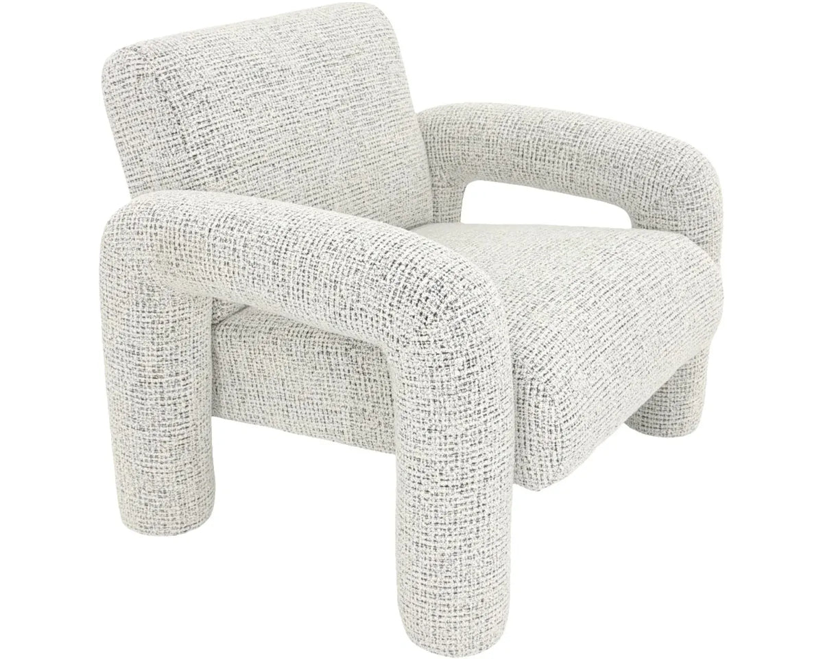 Lily Chair - Beige, Black & White