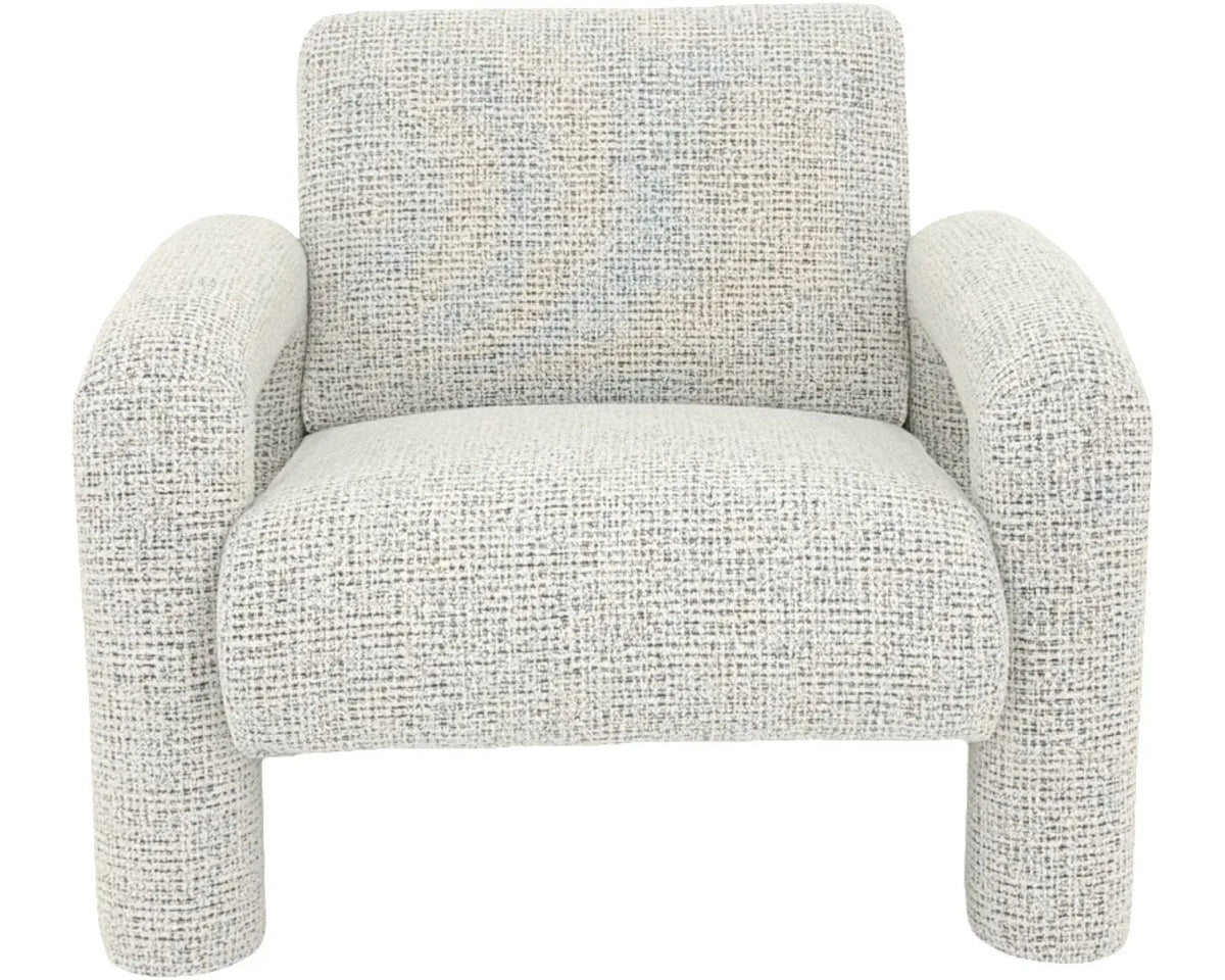 Lily Chair - Beige, Black & White