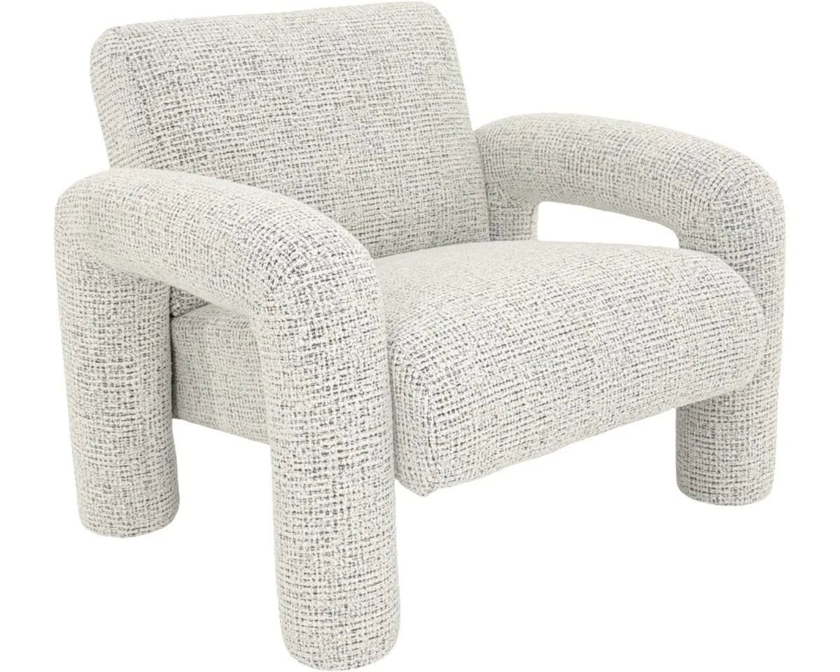 Lily Chair - Beige, Black & White