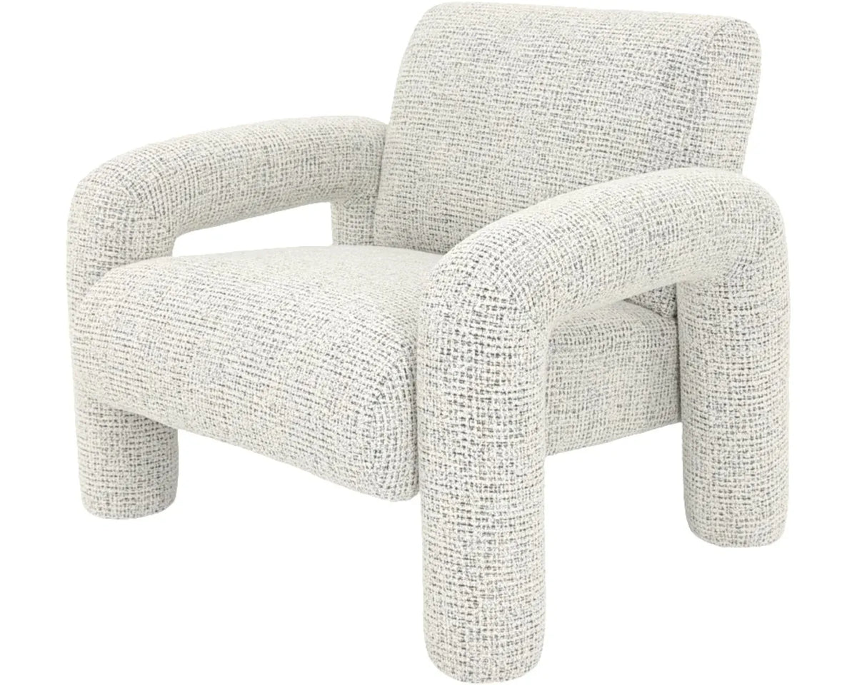 Lily Chair - Beige, Black & White