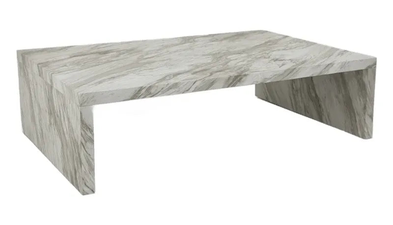 Jordan Coffee Table – Marble Look, 120 × 80cm