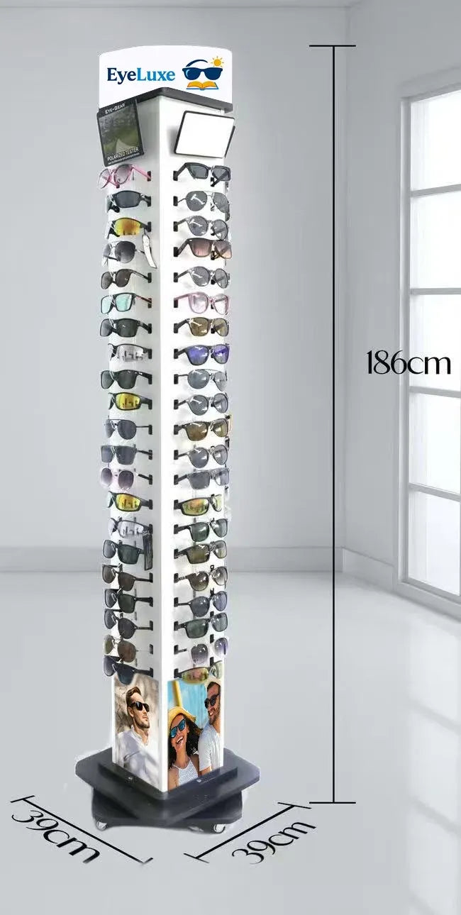Mdf Display Rack For Glasses 39x186cm (hold 84) 1/1