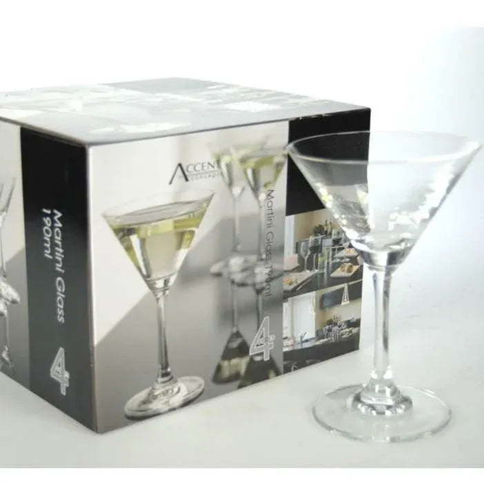 Bulk 6 Martini Glass Set 4 190ml