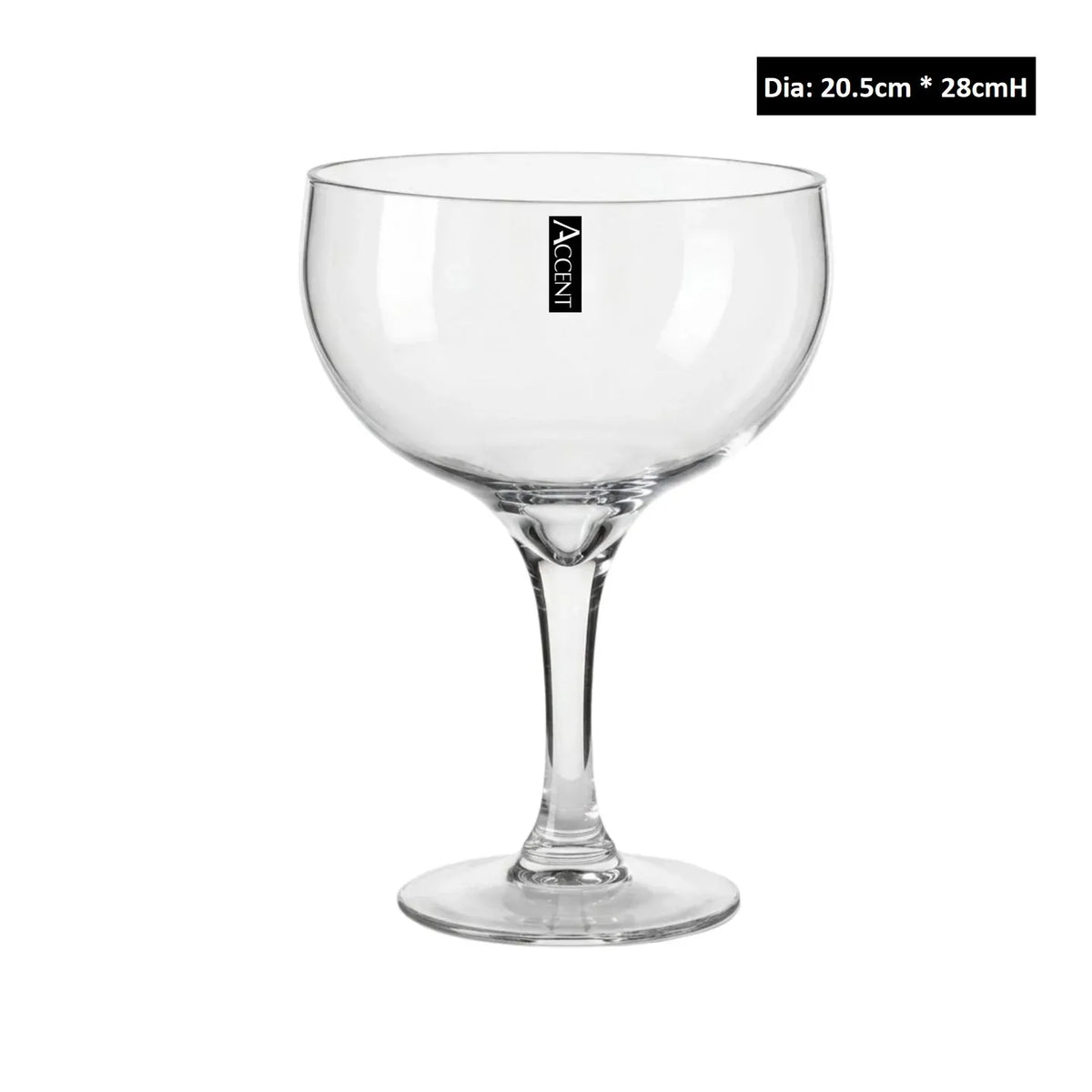 bulk 4 Glass Vase Wine 28cm