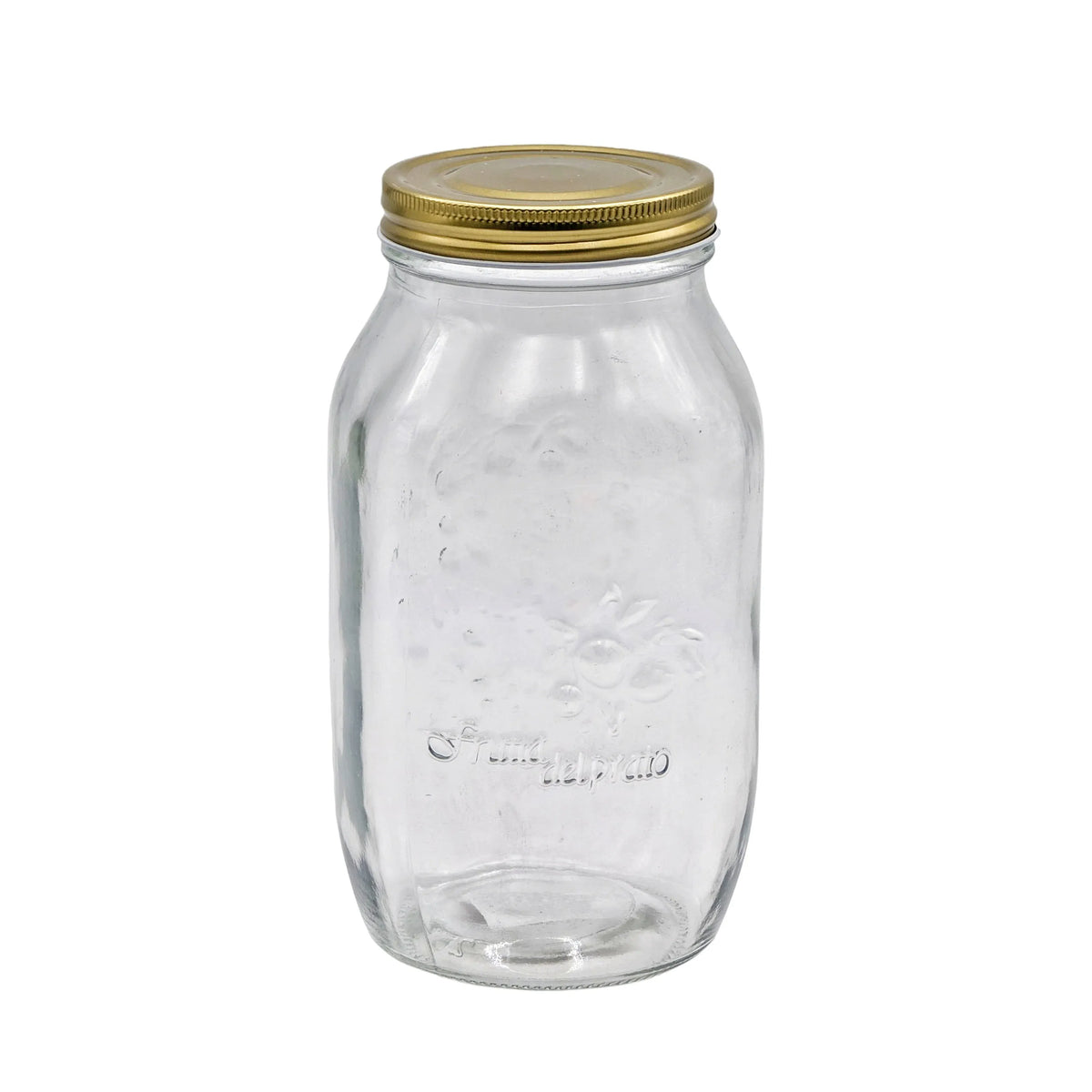 bulk 18 Glass Jar w/ Metal Lid 1500ml Canister 20cm — product photo 2