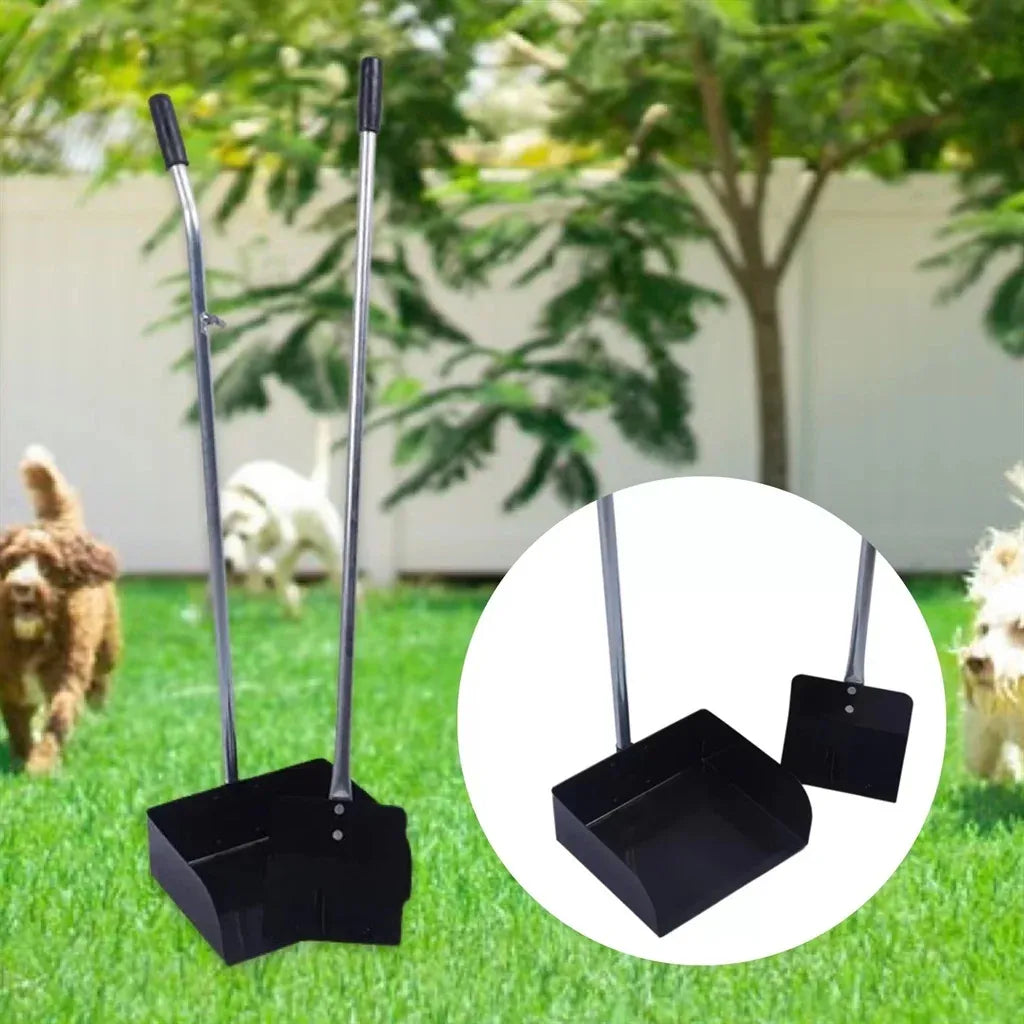 Bulk Carton of 12 Metal Pet Waste Scoopers – 76 cm Handles