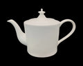 Bulk 8 White Fine Bone China Tea Pot 1100ml