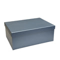 Bulk 2 Chrome Blue Gift Box Set 18 43x34x16cm